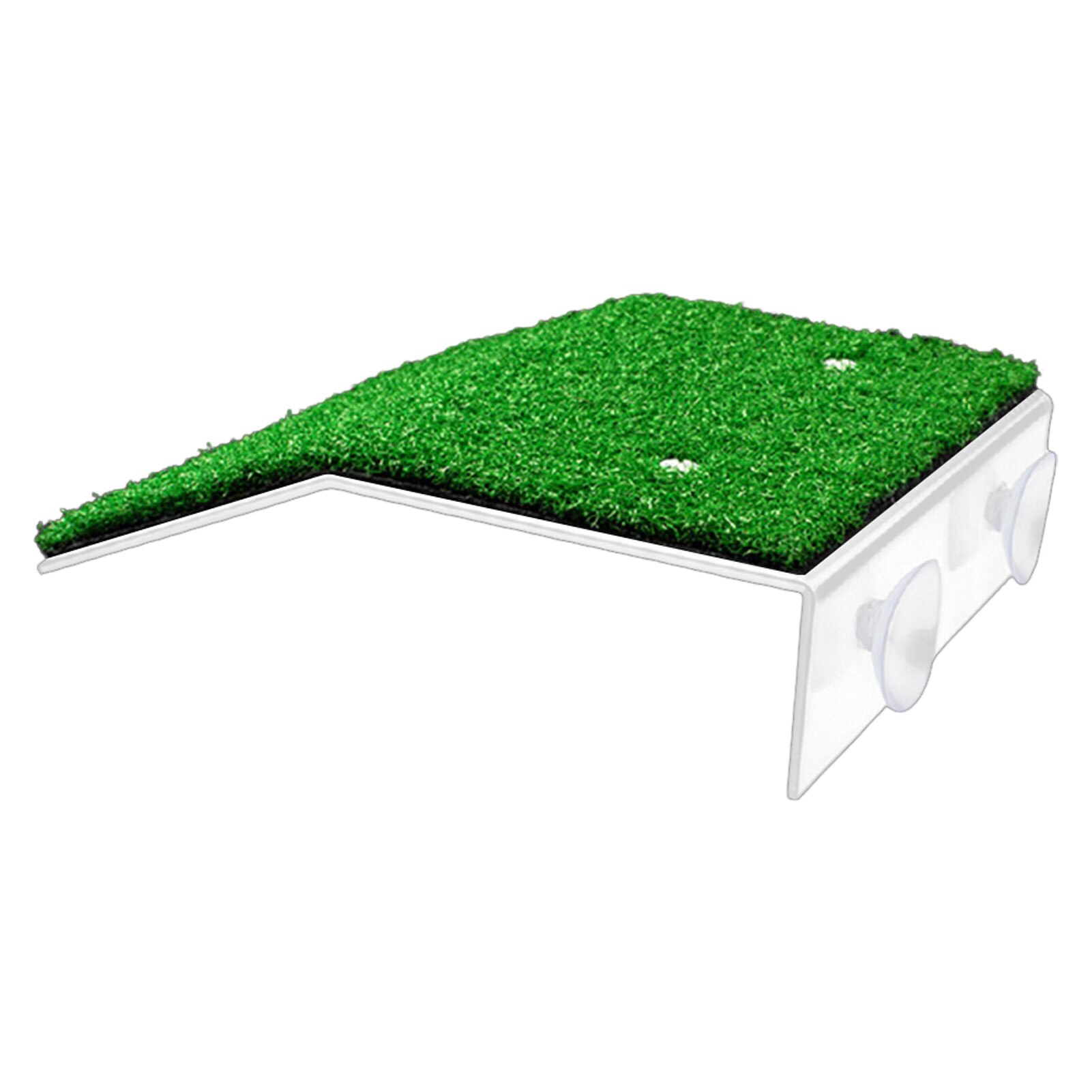 Float Decoratie Voor Kleine Reptiel Aquarium Schildpad Platform Zuignap Habitat Installeren Gesimuleerde Gazon Zware Drogen: M