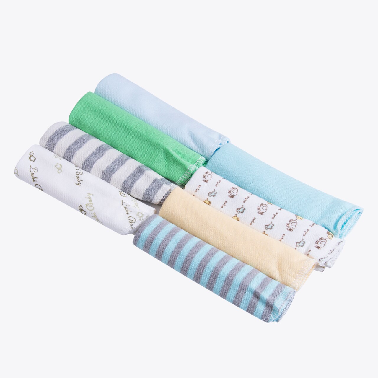 Imcute 8 pçs do bebê menino menina toalha conjunto toalha toalha de banho toalha alimentação limpeza babadores saliva bandana crianças acessórios: B