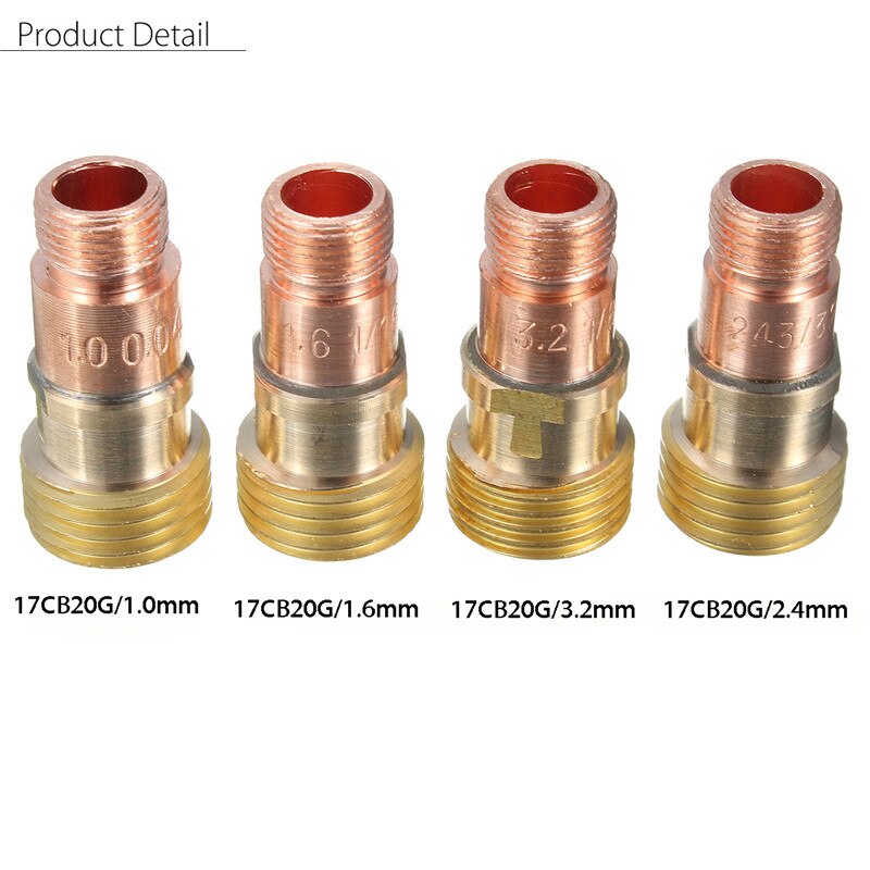 AIC WELD 63-teiliges WIG-Schweißbrenner-Zubehör-Set – Für TIG WP-17/18/26