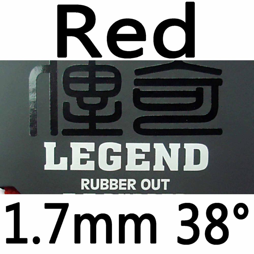 729 LEGEND Pips-out Table Tennis Rubber Ping Pong Pimples Out With Sponge Tenis De Mesa: Red 1.7mm H38