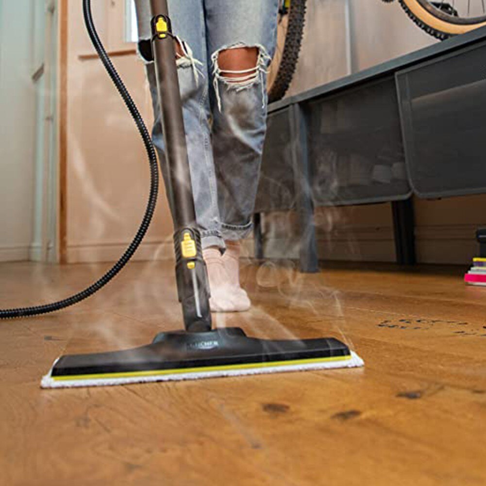 Outils de sol en tissu KARCHER EASYFIX 2.863 – 259.0 SC1 SC2 SC3 SC4 SC5 (34.5cm), 2 pièces, adaptés aux noms des appareils: nettoyeur à vapeur, vadrouille à vapeur
