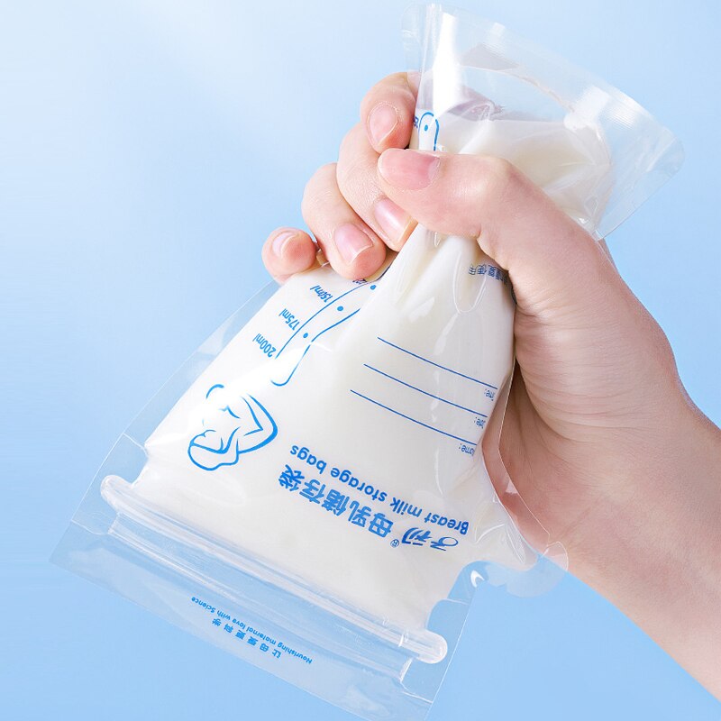 Stockage de lait maternel avec bec, 30 pièces, sachet de congélation, étiquettes jetables, stockage sûr des aliments pour bébés, alimentation, stockage des aliments pour bébés