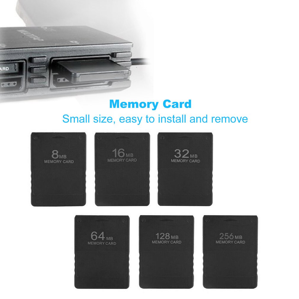 8/16/32/64/128/256MB Memory Card Game Stick For Sony PlayStation 2 PS2 Console