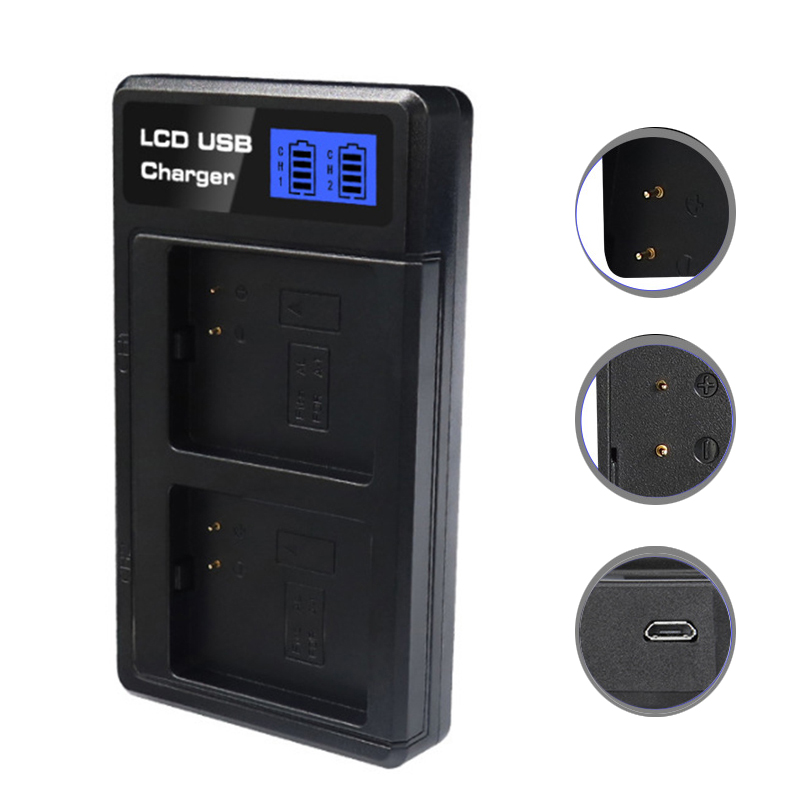 Arlo Go Arlo Pro/Pro 2 A-1 LCD Dual Battery Charger for Arlo Go / Arlo Pro / Arlo Pro 2 Wire-Free HD Security Camera Replace