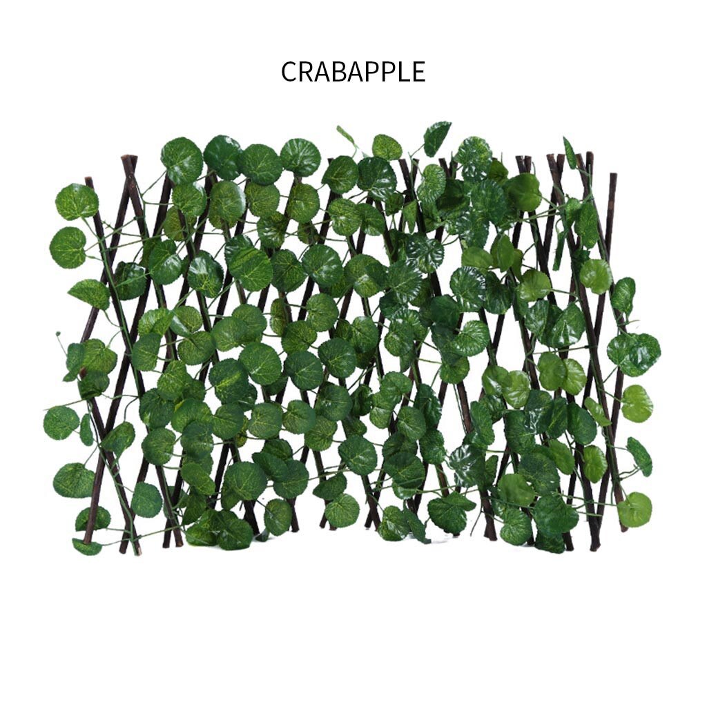 Greenery Walls Simulation Fence Telescopic Fence Balcony Privacy Screen Garden Fence Artificial Garden Plant Fence UV Protected: F