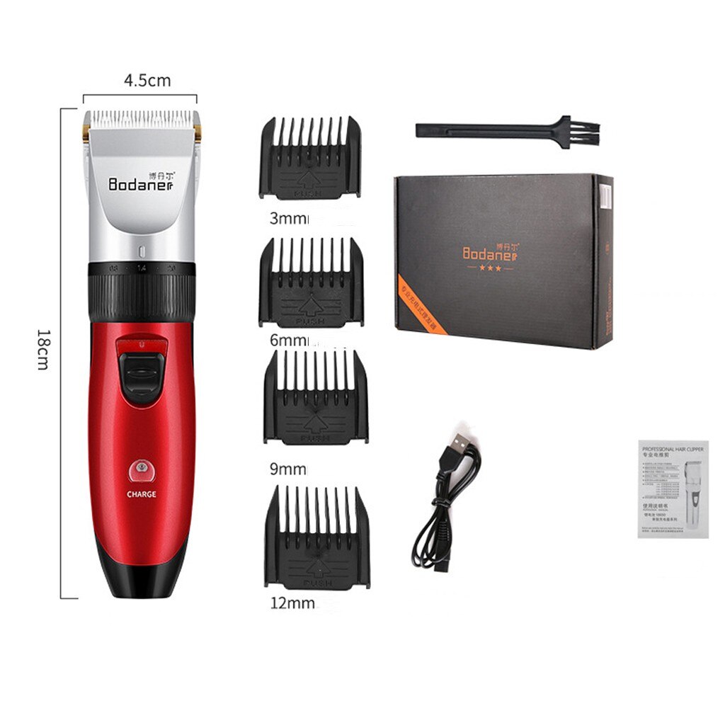 Metal Hair Clipper Electric Cordless Hair Grooming Home Haircut Multifunctional Suit Hairdressing Cutting Hair Cli