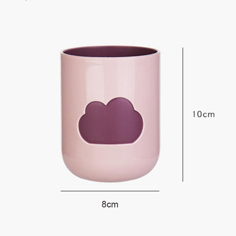Copo de lavagem bucal criativo em duas cores, copo fosco com estampa de nuvem para casa, presente de casal, porta escovas de dentes, caneca de casa banheiro