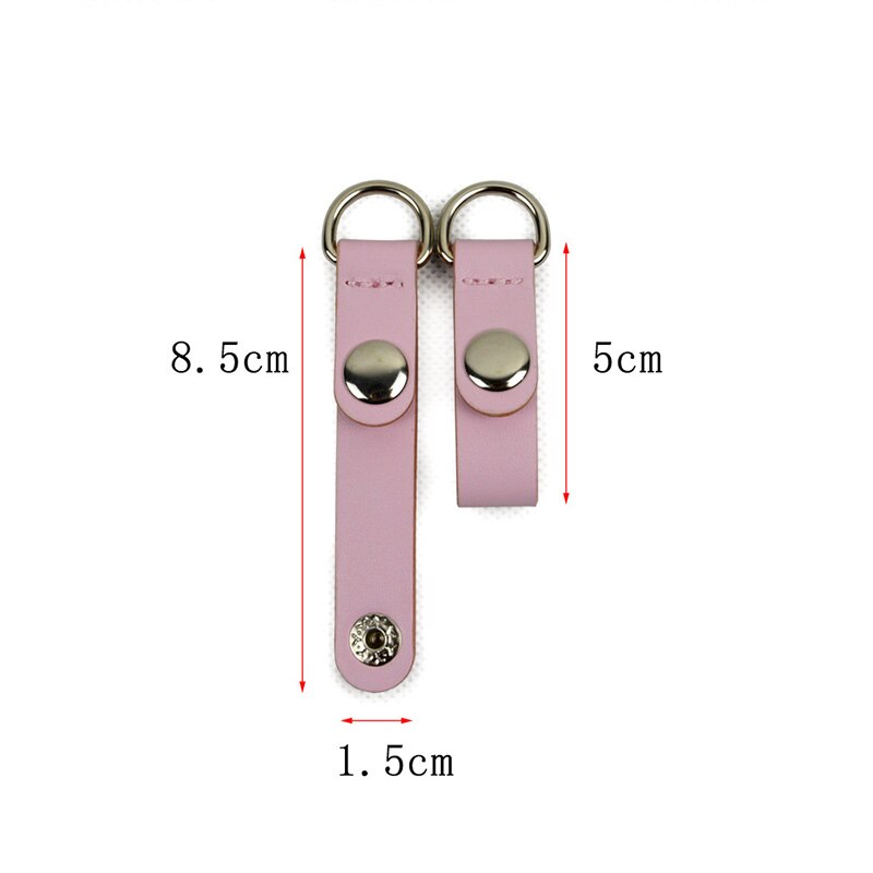 2 Stuks Clip Sluiting Bevestiging Voor Obag Schouderbanden Platte Haak Kleurrijke Attachment Clip Pu Lederen Metalen Haak Clip Voor opocket