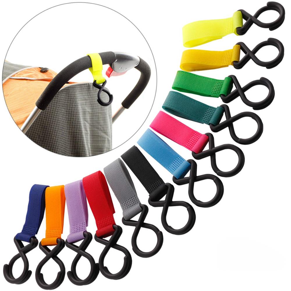 1 pièces Bébé Cintre Sac Bébé poussette accessoires Crochets Landau Panier Crochet bébé accessoires yoyo bébé poussette organisateur sac à dos crochet