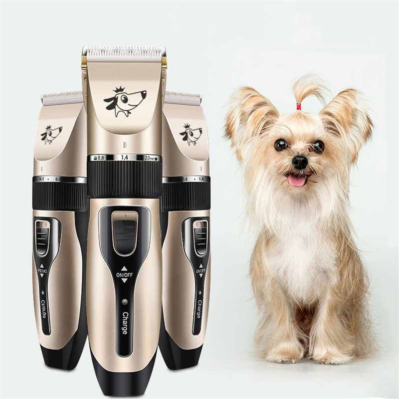 Honden- en kattentrimmer, elektrisch, huisdierverzorgingsapparaat, usb-oplaadbaar scheerapparaat, snijmachine met mes, tondeuse