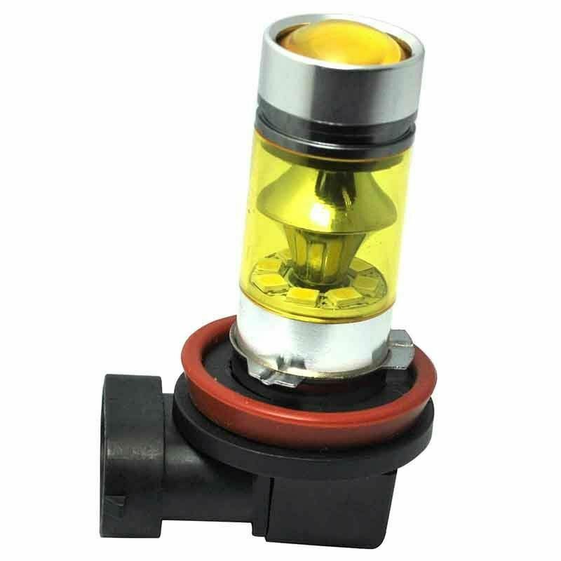 Ruiandsion Lot de 2 ampoules LED P13.5S jaunes 2835 8SMD 4,5 V 6 V pour