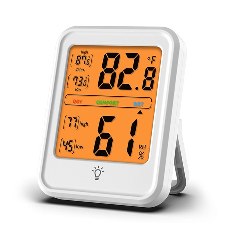 Thermostat de nid d'animal de compagnie de Reptile lumineux fixé au mur électronique de haute précision: Jaune clair