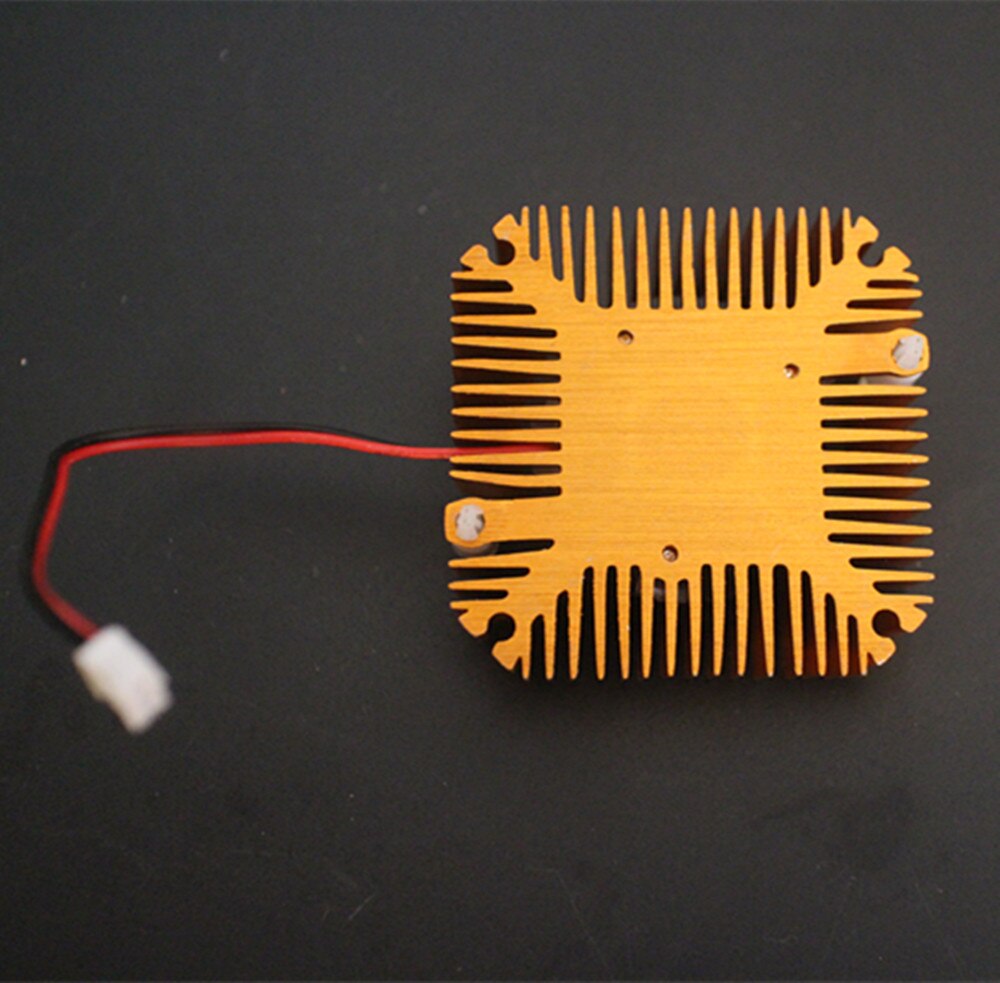 1pcs Aluminum Heatsink with fan for 5W/10W LED light Cooling Cooler DC12V aluminium heatsink 10w heatsink with fan