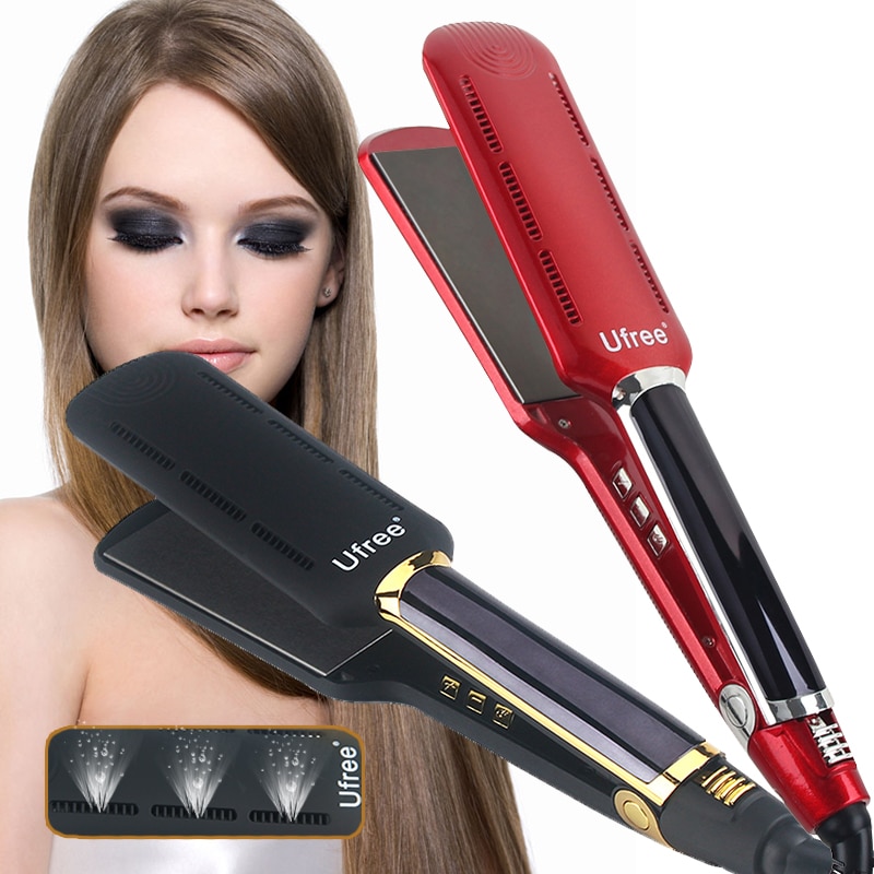 Straightening Irons Electric Hair Straightener Flat Iron Fast Warm Up Styling Tools
