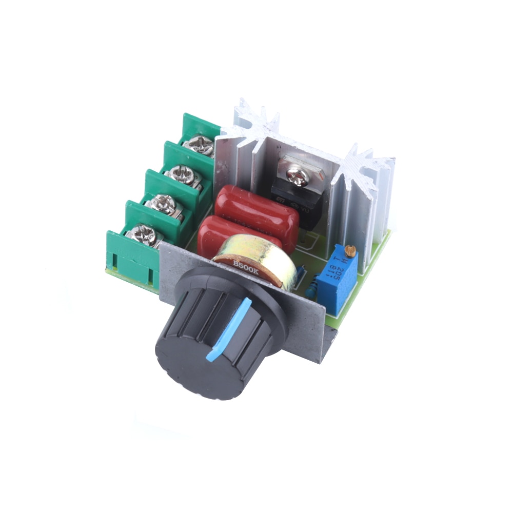 2 Stks/partij 2000W 50-220V Verstelbare Voltage Regulator Pwm Ac Motor Speed Control Controller