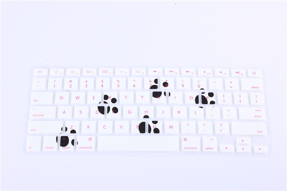 Bär, Katze, Fisch, schlucken und Elefanten aufbringen Nette Tiere Serie tastatur Abdeckung aufkleber für Macbook Luft 13 Profi 13 15 17 zoll: Blau