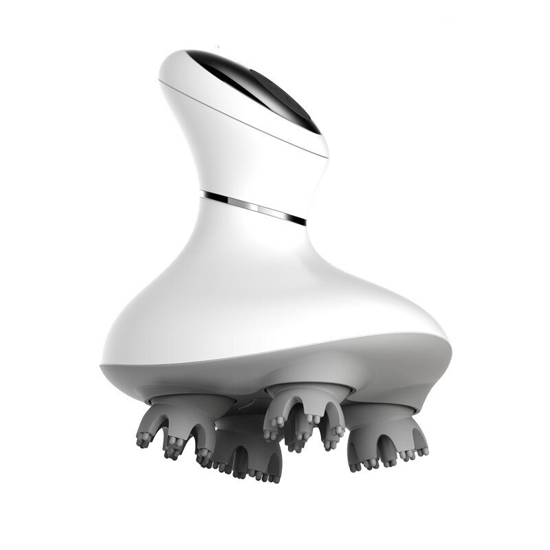 Smart Head Massager Vibrerende Massage Voor Hoofd Timing Controle Vier Siliconen Klauwen Wassen Haar 3D Elektrische Scaple Massage Speelgoed
