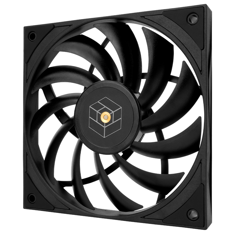 Thermalright TL-H12015 120x120x15mm Computer case cooling fan，3Phase 6 Pole Motor/S-FDB V2 bearing/Black and white colors