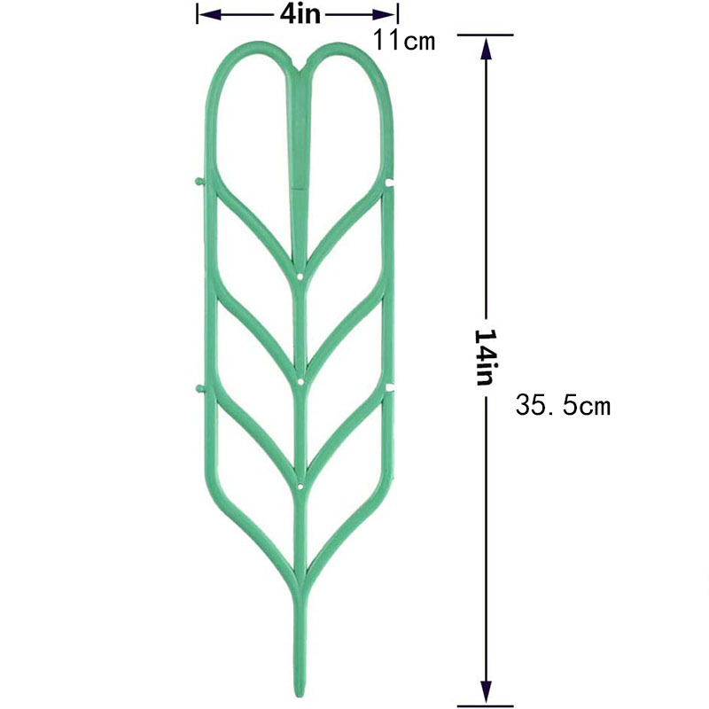 Kunststoff Pflanze Unterstützung Stapel Rahmen Reben Garten Reben Kletter pfahl Stand Blume Topf Gestell feste Stange Gewächshaus Anordnung: Gold