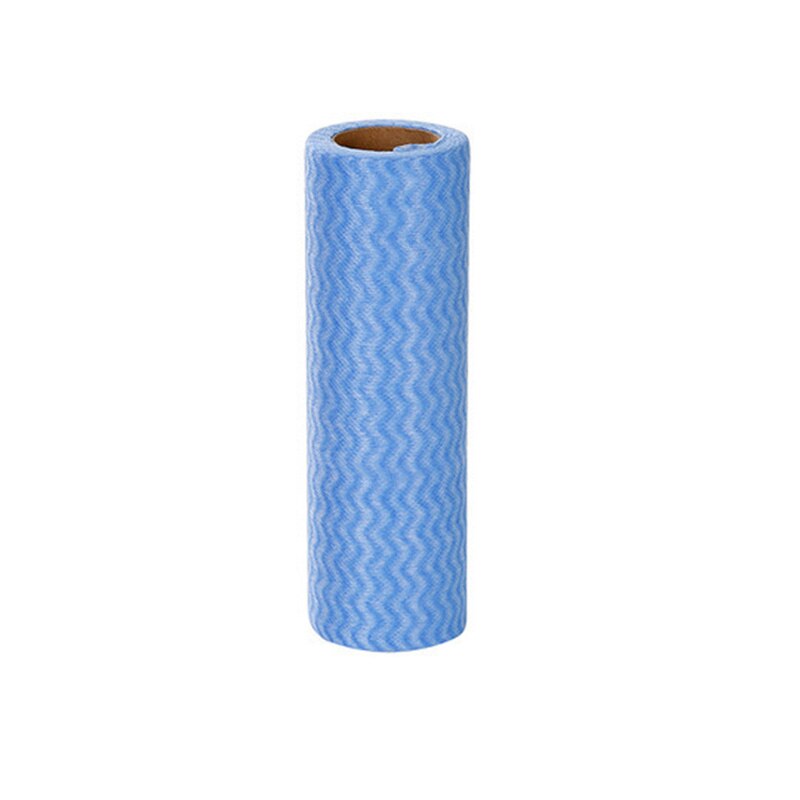 25 stuks/pak non-woven keukenreinigingsdoekjes wegwerpdoeken schuursponsjes vaatdoekjes badkamerwashandjes keukenhanddoeken: Blauw