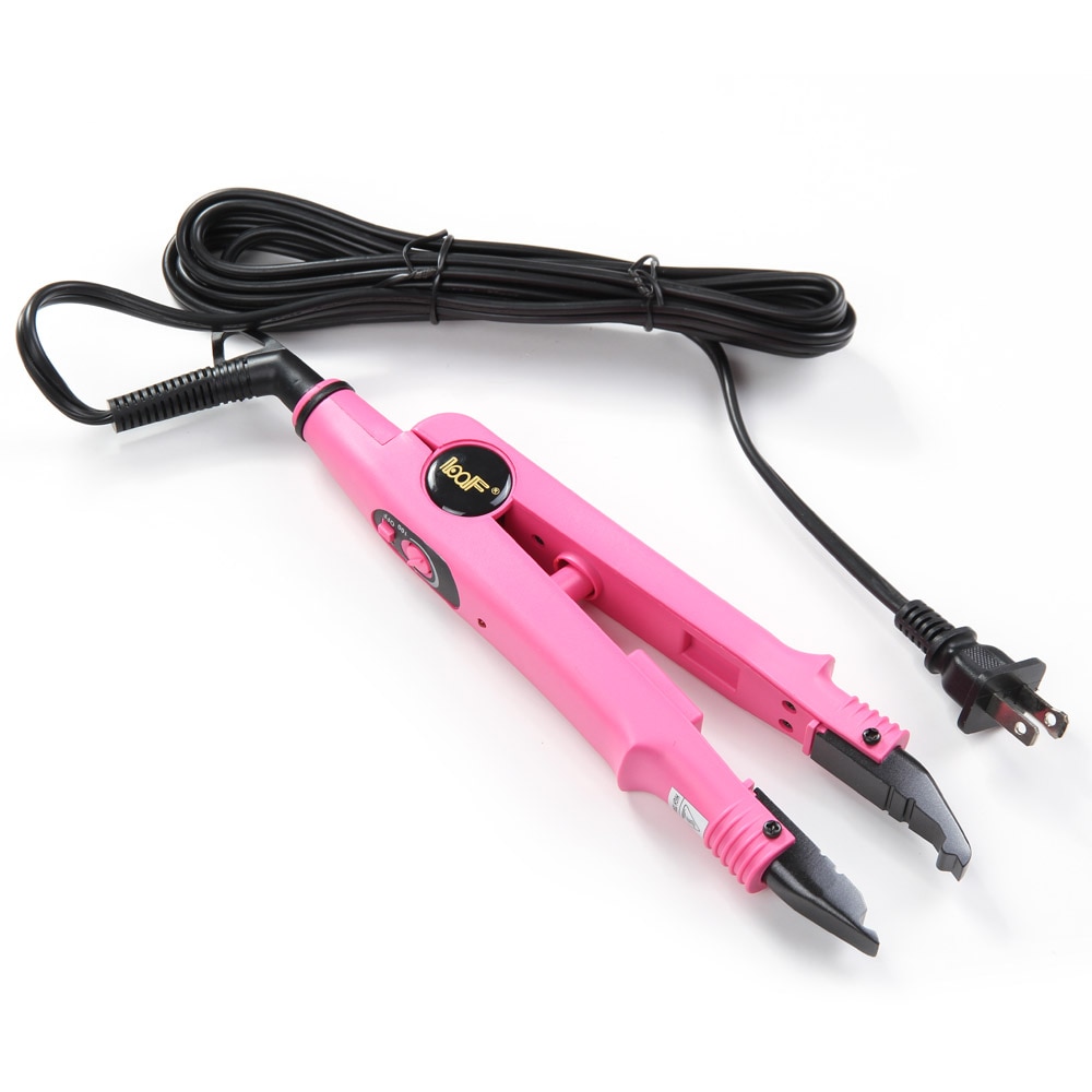 Extensão de cabelo de ferro, ferramentas de ligação de queratina, conector de calor de fusão com temperatura ajustável, ferramentas profissionais para cabelo, ue, uk, eua, plugue 611