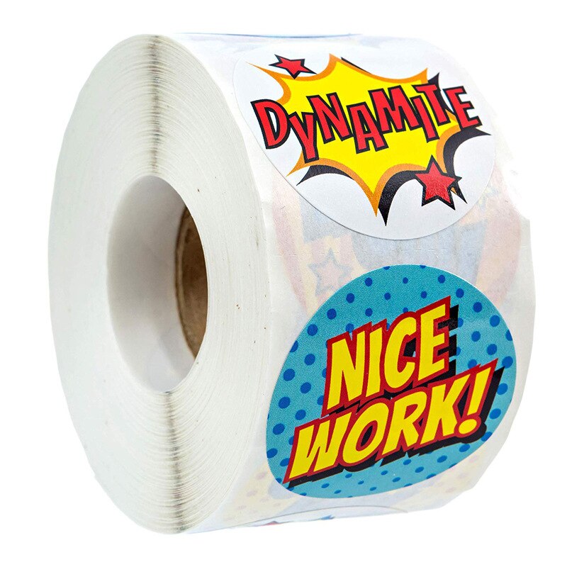 100-500pcs 8 different styles of reward stickers cartoon cute stickers school teacher student stationery stickers