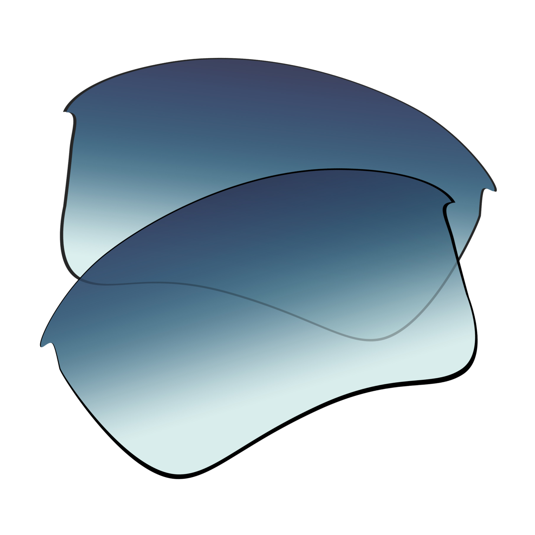 Lentes de substituição polarizadas snark para óculos de sol oakley half jacket 2.0 xl (apenas lentes)-várias escolhas: PEACOCK BLUE