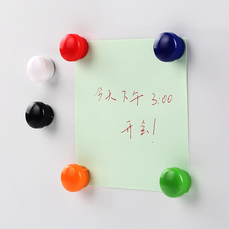 Botón magnético clásico para pizarra blanca, alfiler magnético para nevera de 15mm/17mm/20mm/30mm/40mm, suministros escolares y de oficina, H6699