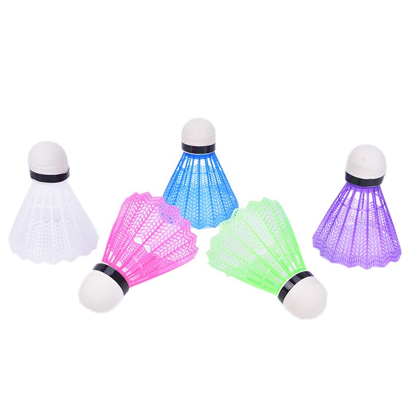 Volantes de bádminton de colores, plumas de ganso, pelotas de bádminton para deportes al aire libre, accesorios de bádminton duraderos, 12 Uds.