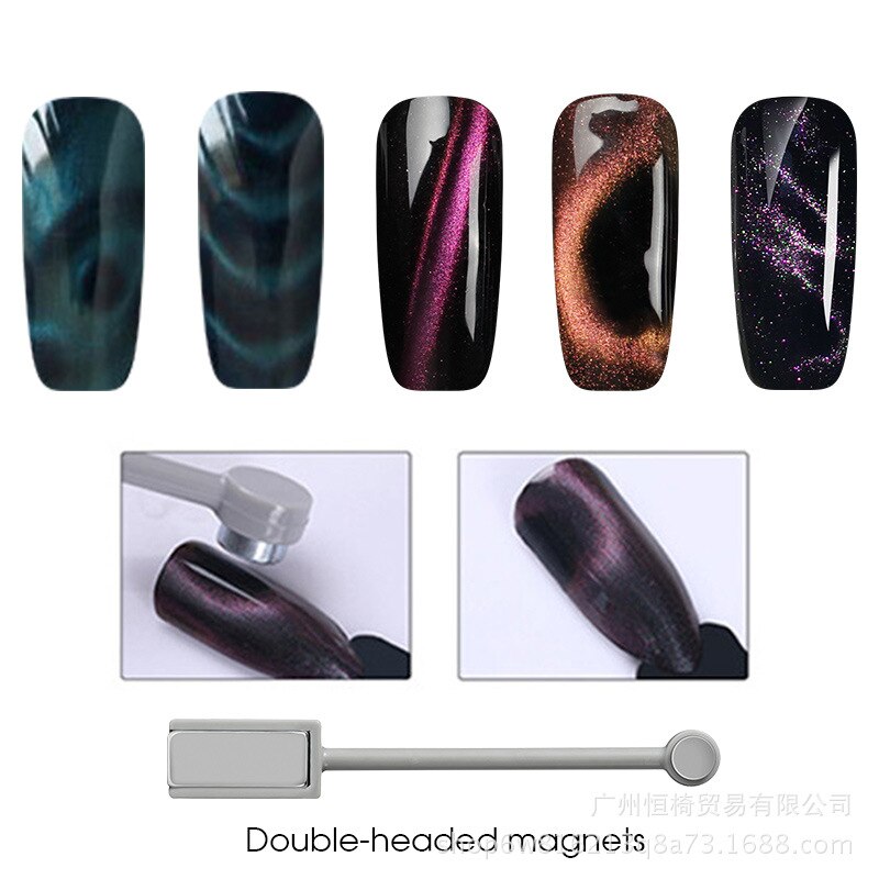 Nail Gereedschap Cat Eye Nagellak Speciale Magneet 3D Magic Thicken Multifunctionele Cat Eye Patroon Magneet Set