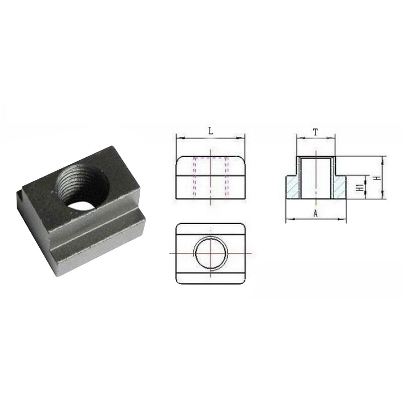 Milling Machine Clamping Set 58pcs Mill Clamp Kit Vice M12 Universal Fixture Screw Set Pressure Plate Processing Parts
