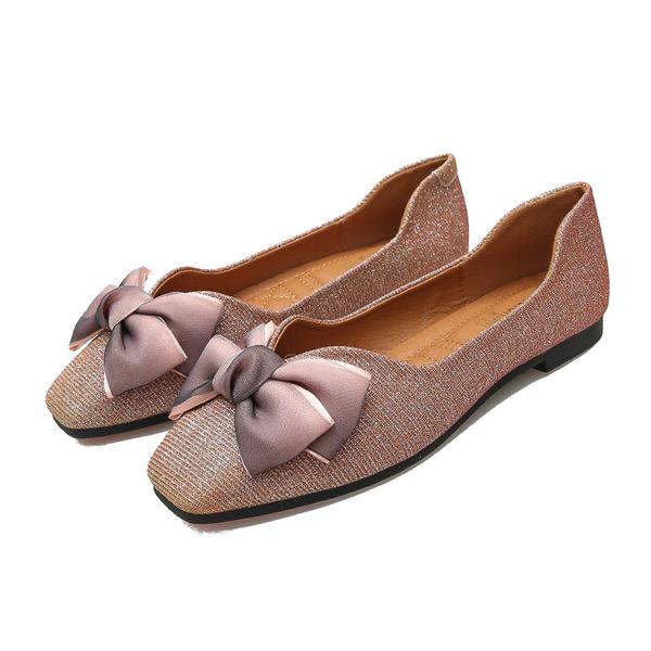 Tamanho grande sapatos mulher dedo do pé quadrado outono arco-nó all-match calçados femininos deslizamento-on casual sneaker modis macio boca rasa grande: 2 / 42