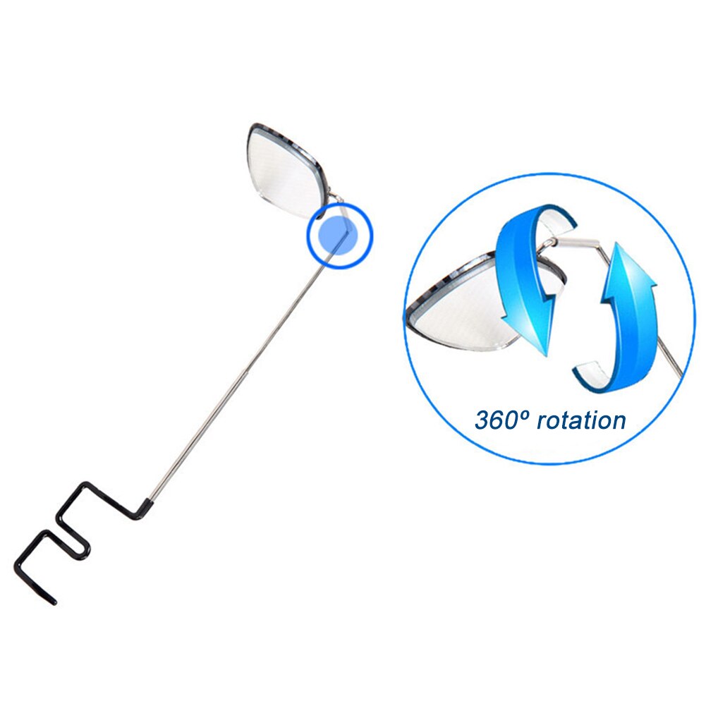 Gafas de sol de visión trasera de montaje de casco ajustable, accesorios de rotación para exteriores, ligeras, para montar en bicicleta, con ángulos amplios
