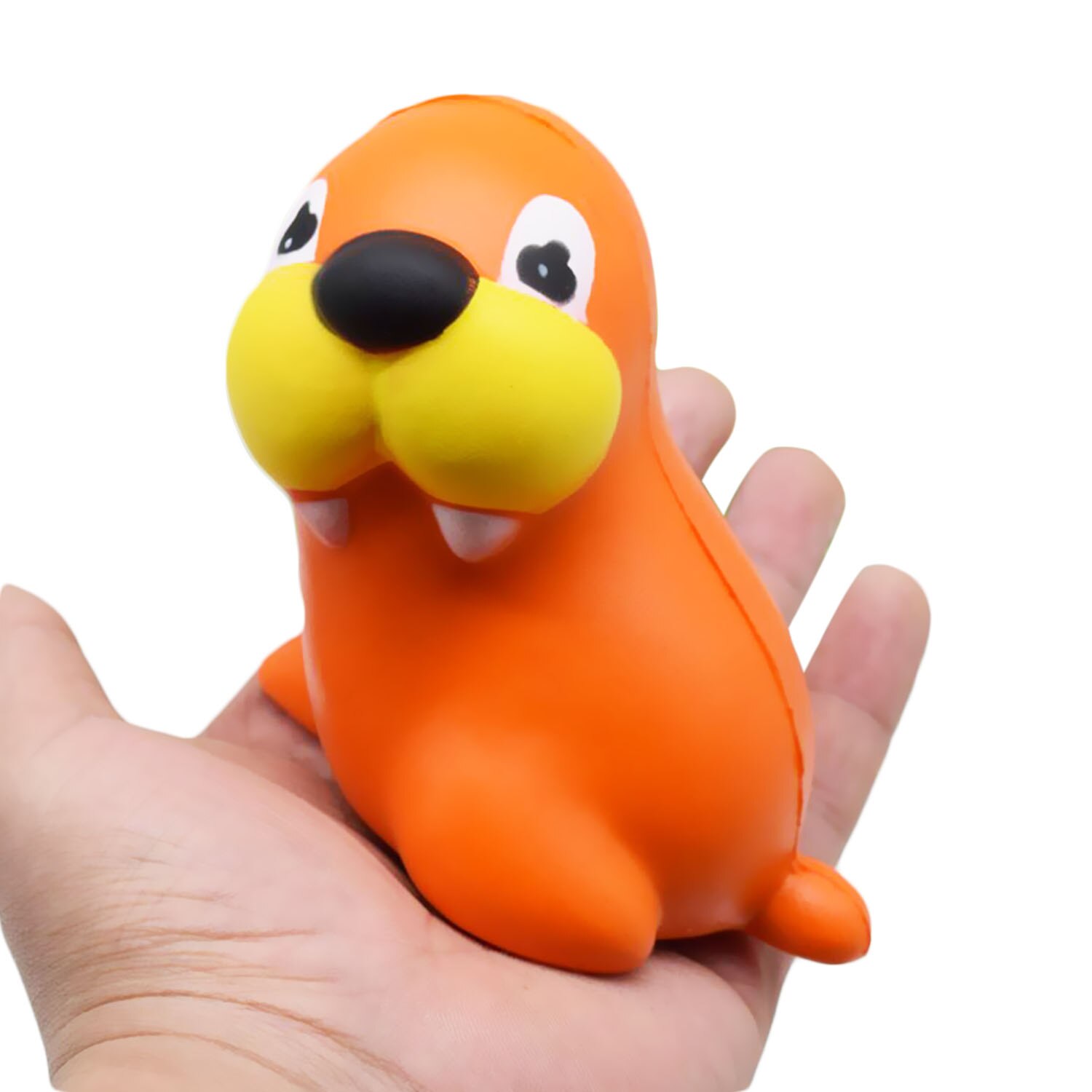 Besegad Soft Squishies Cute Kawaii Imitation Flamingo Toy Pink Squishi Animal Squshy Gadget Slow Rising Relieves Stress Anxiety: Sea Lion