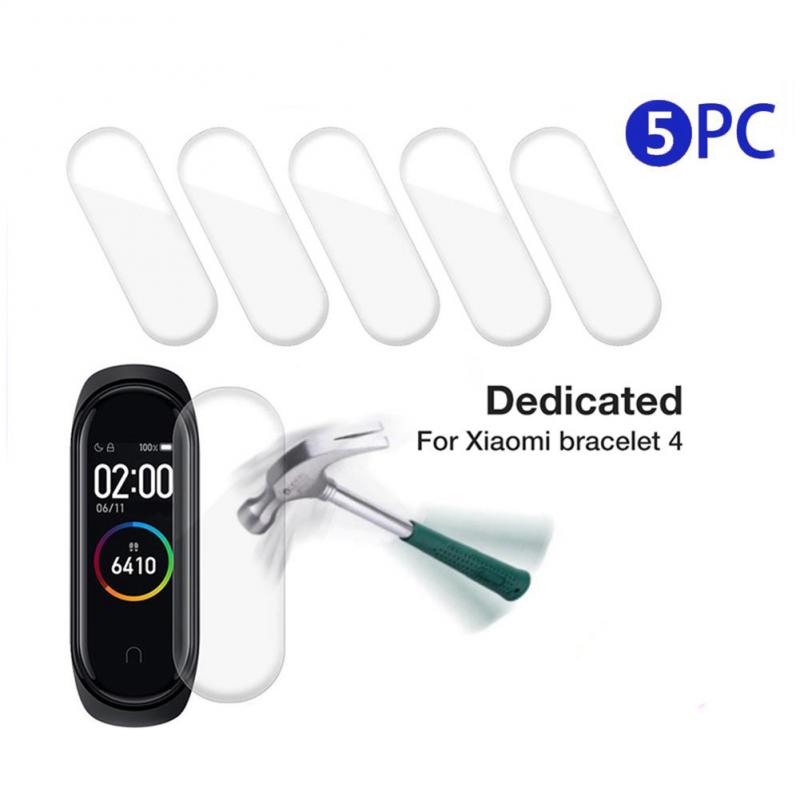 1/3/5 Uds 500D película de hidrogel suave para Xiaomi Mi Band 8 7 6 5 4 3 película protectora Xiaomi MiBand 8 7 6 5 pulsera inteligente no de vidrio