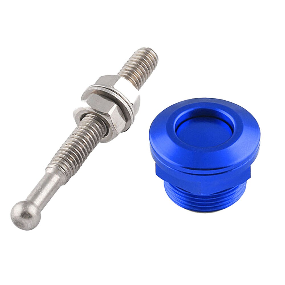 Universal Car Bonnet Hood Latch Pin Locking Kit Push Button Quick Release Auto Replacement Parts capot verrouillé: Blue