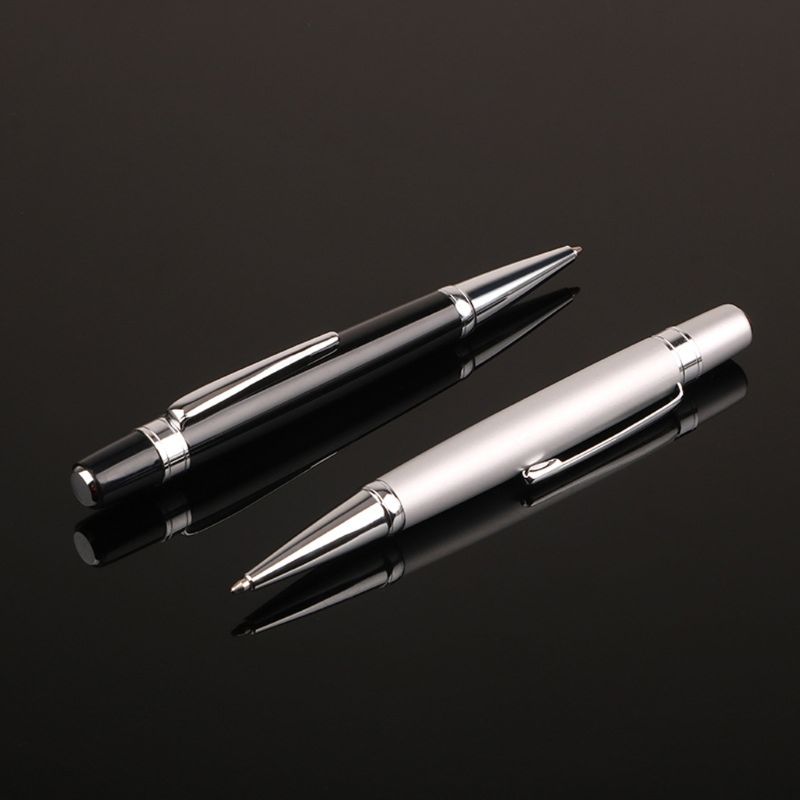 Luxury Mini Metal Ballpoint Pen Roller 1.0mm Black Ink Business School Supplies PXPA
