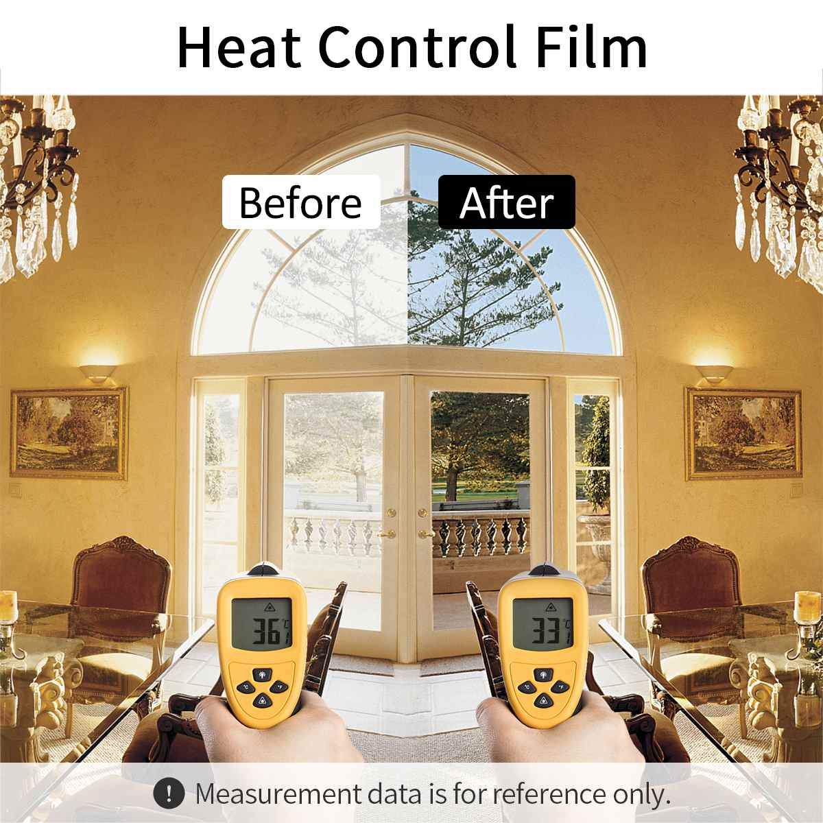 Pellicola per vetri a specchio unidirezionale pellicola per vetri riflettente autoadesiva in PVC pellicola per vetri per la casa