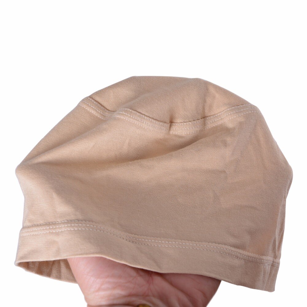 Gorro de Peluca de fibra de bambú antibacteriano para pacientes, gorros elásticos y cómodos para llevar debajo de tus pelucas
