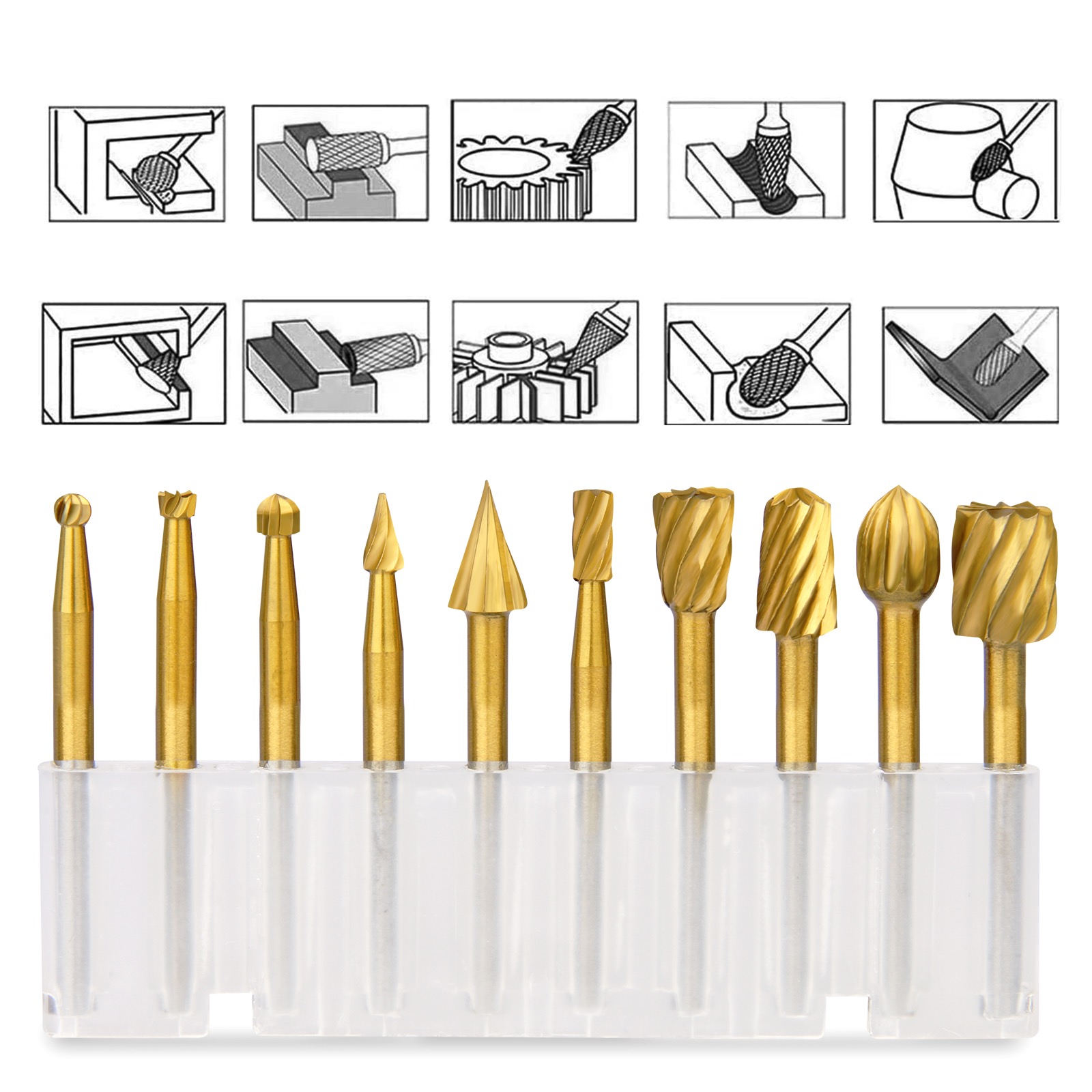 Kit d'accessoires pour Mini perceuse, 220 pièces, outil rotatif abrasif, embouts, lames, disques, jeu pour ponçage Dremel, coupe, meulage