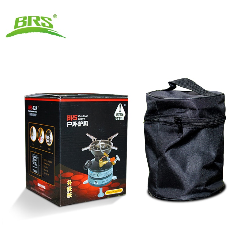 BRS Outdoor Camping Gasoline Stove One-piece Burner Petrol Stove Cookware Diesel Kerosene Camp Oil Stove Picnic Furnace BRS-12A