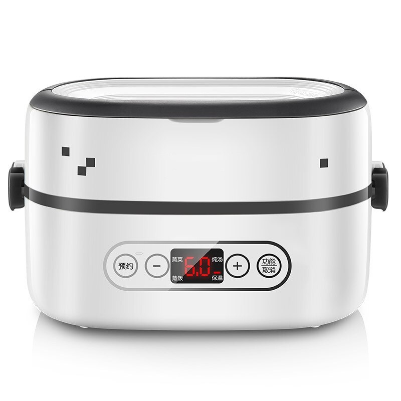 Mini Electric Rice Cooker Intelligent Automatic Food Warmer Container Portable Rice Box Heat Preservation Lunch Box