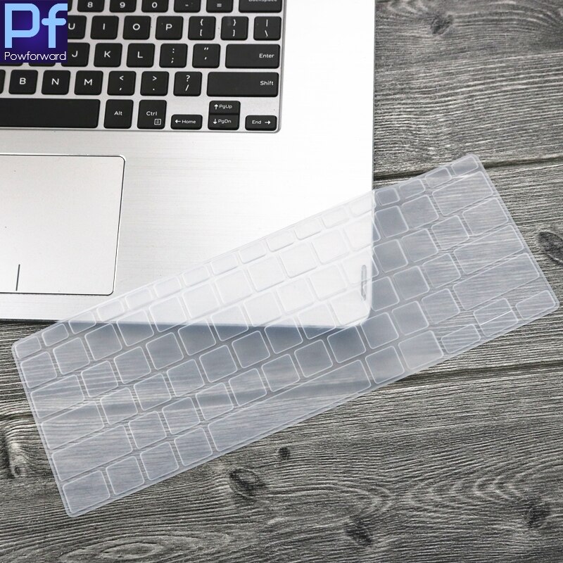 Silikon Tastatur Schutz Haut Abdeckung für ASUS ZenBook 14 UM433DA UM433D UM433 DA UX433FA UX433FN UX434FN UX434: klar