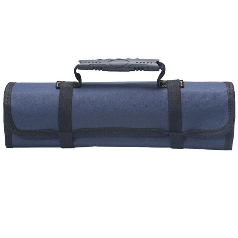 Multifunctionele Tool Vervoer Tassen Praktische Handgrepen Oxford Canvas Beitel Roll Zakken Voor Tool 3 Kleuren Instrument Case Opslag: Blue