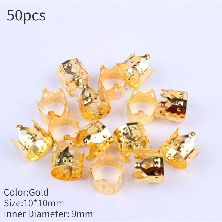 50-100 unids/bolsa, anillos ajustables para trenzas de pelo de colores mezclados, tubos de cuentas para rastas, anillos para el cabello, Clips para puños, horquilla, decoraciones, joyería: Borgoña