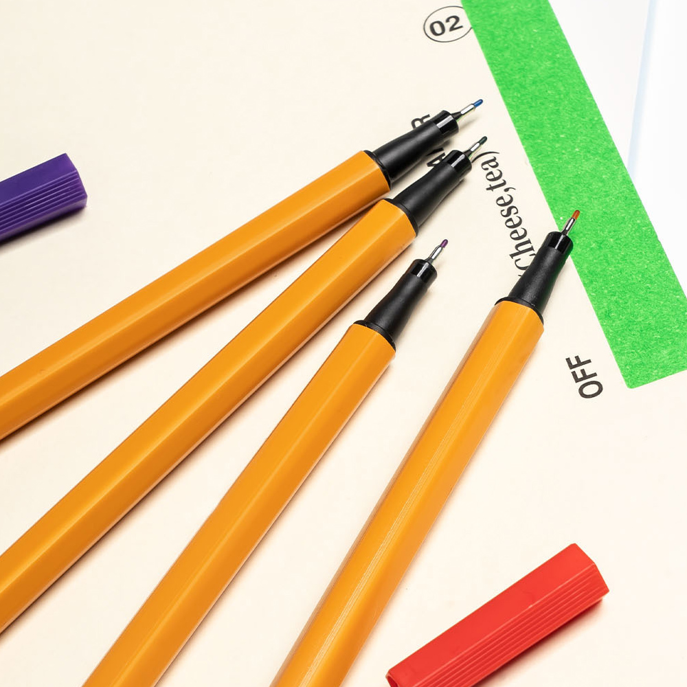 Kleurrijke Fineliner Marker Set 6/12/18/24 Kleuren Waterbasis Micron Pennen voor Tekening Schilderen manga School Kantoor Kunstbenodigdheden