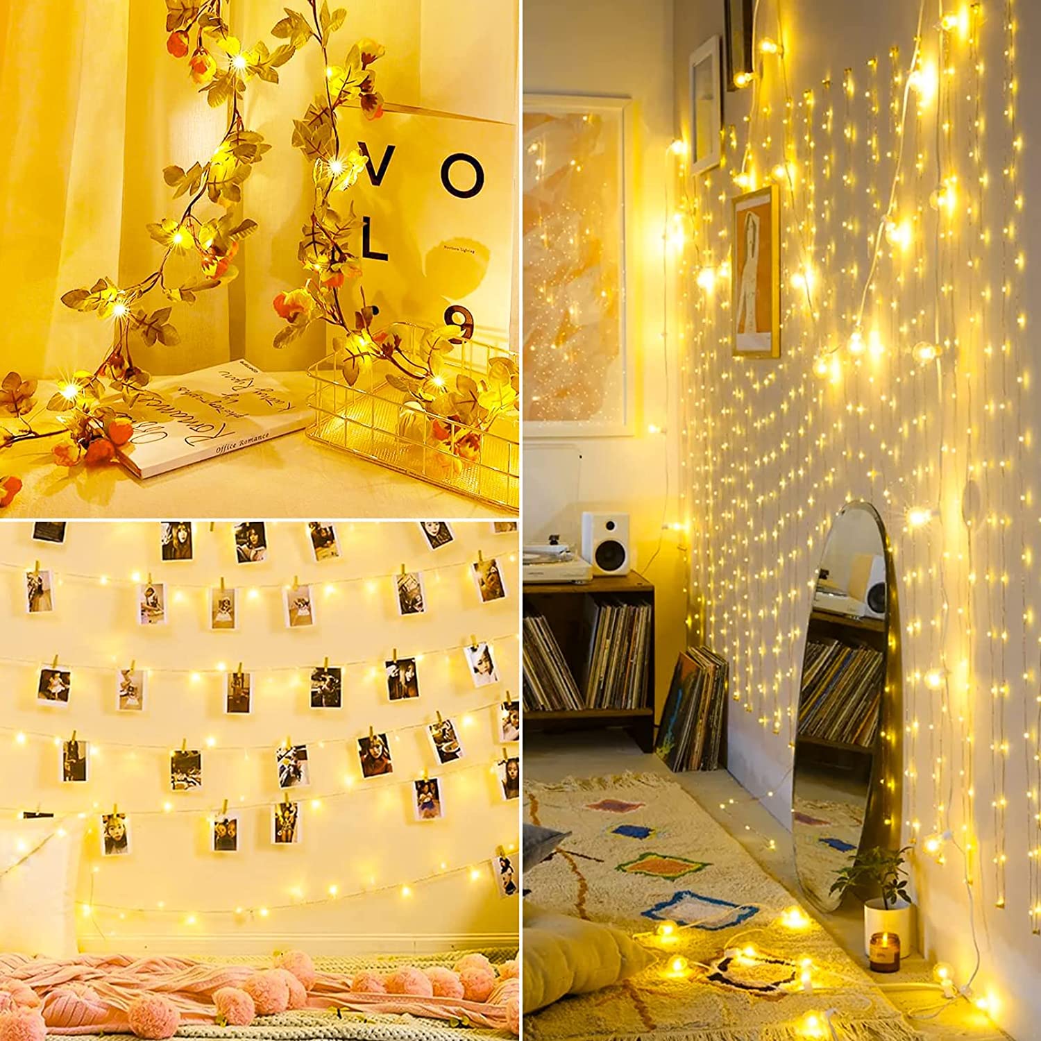 2-10M LED Lighting Strings USB Battery Copper Wire String Lights Outdoor Waterproof Fairy Light For Christmas Party Decor Lamps