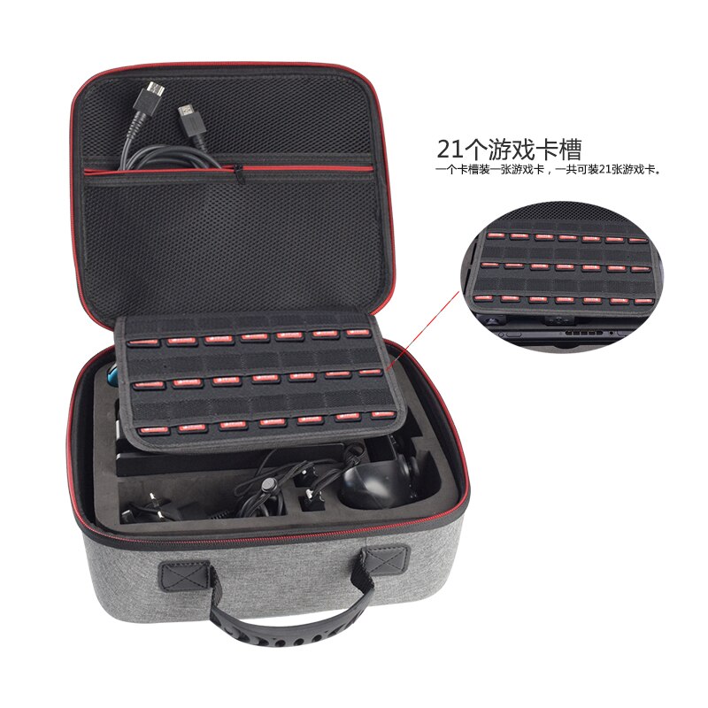 Multifunctionele Opslag Reizen Draagtas Beschermhoes Hard Schouder Doos Grote Ruimte Case Voor Nintend Schakelaar NS Console