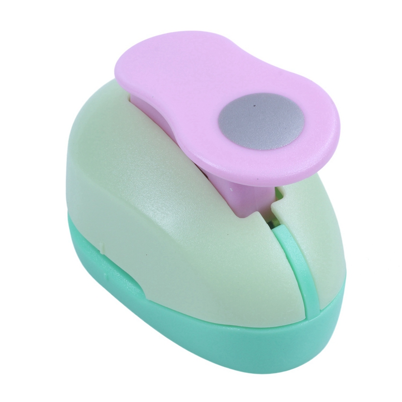 20 tornillos de tornillo sin fin de engranaje de plástico blanco de 6mm x 8mm y 1 perforadora para manualidades de 5/8 pulgadas, punzones de papel (ARCO) redondos