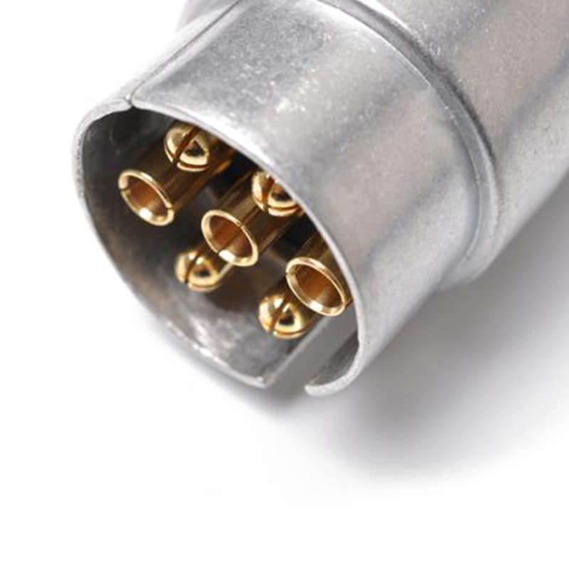 7 Szpilka metalowa wtyczka przyczepy hak holowniczy światła gniazdo samochód dostawczy przyczepy kempingowej 12V APM